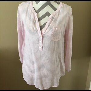 [Lilly Pulitzer] baby pink linen top